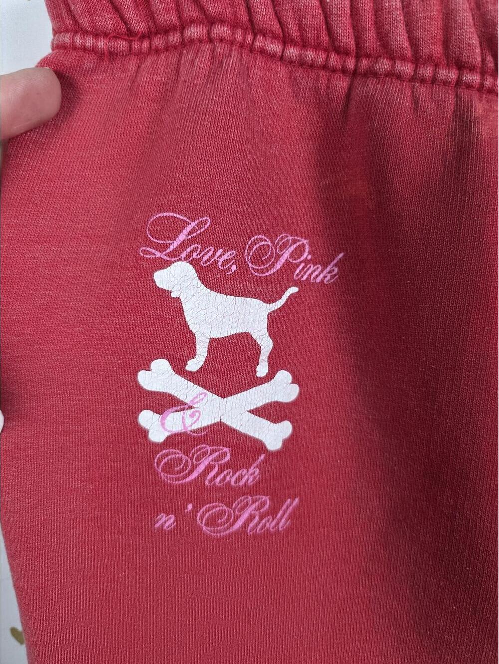 Victorias Secret PINK ROCK N ROLL Joggers Sweats Vintage Y2k Large
